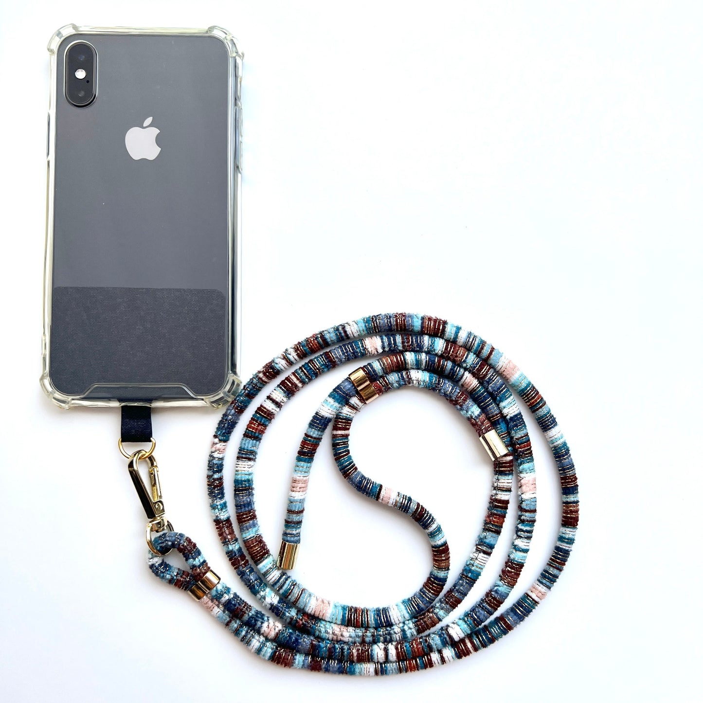 Cotton Phone Lanyard - Ocean