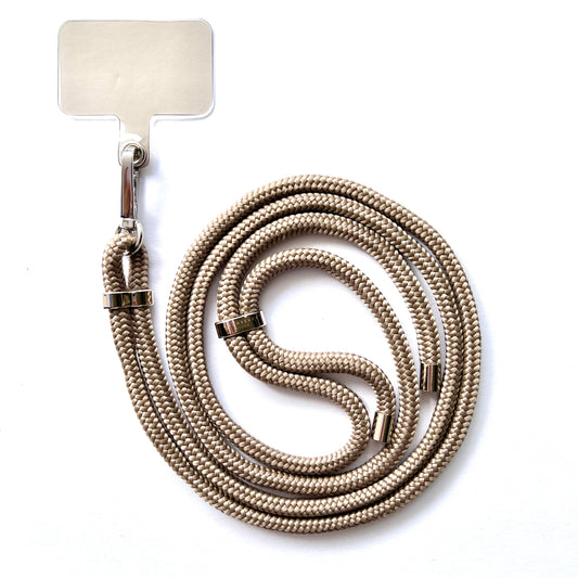 Taupe Phone Lanyard