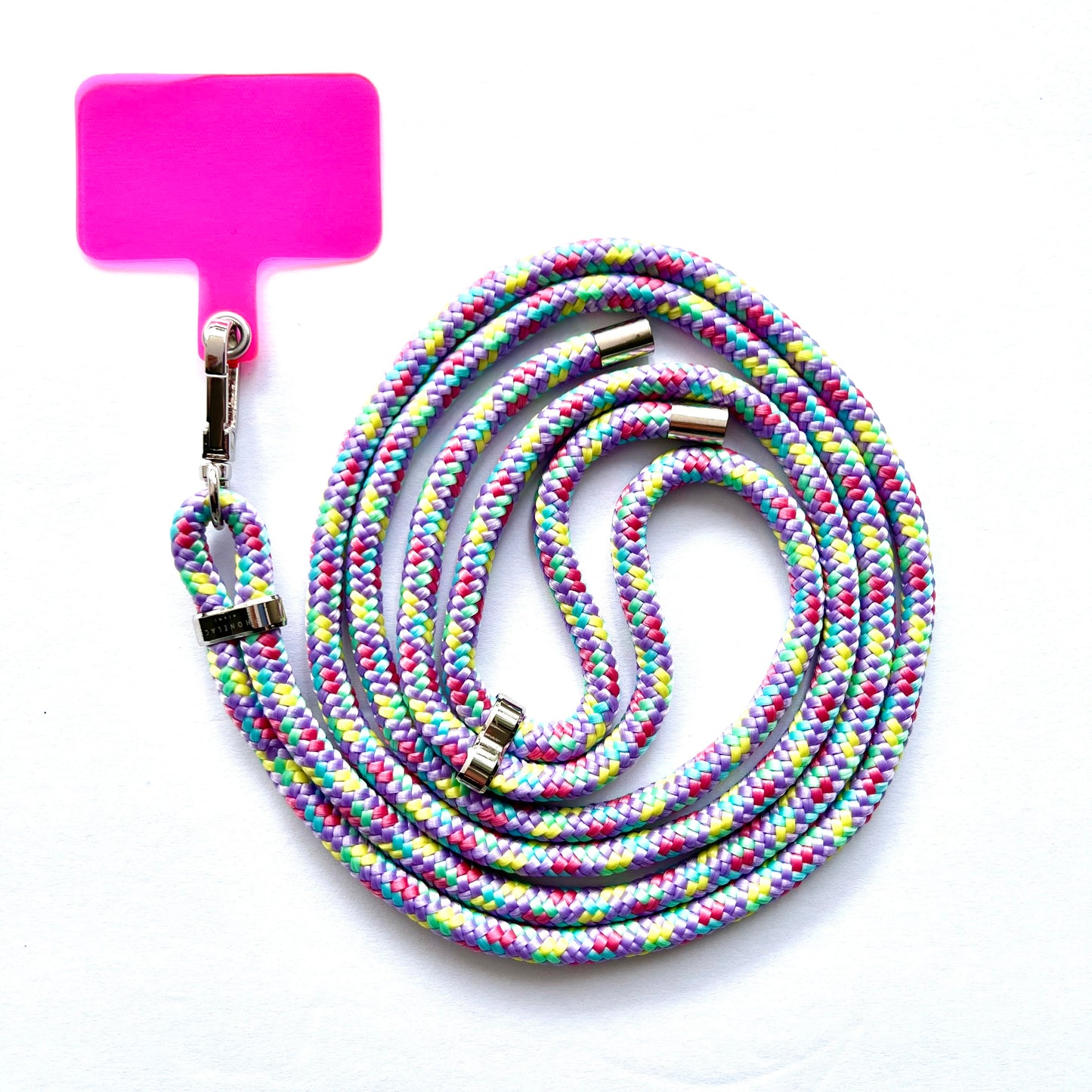 Caribbean Dream Phone Lanyard - Silver Adjuster