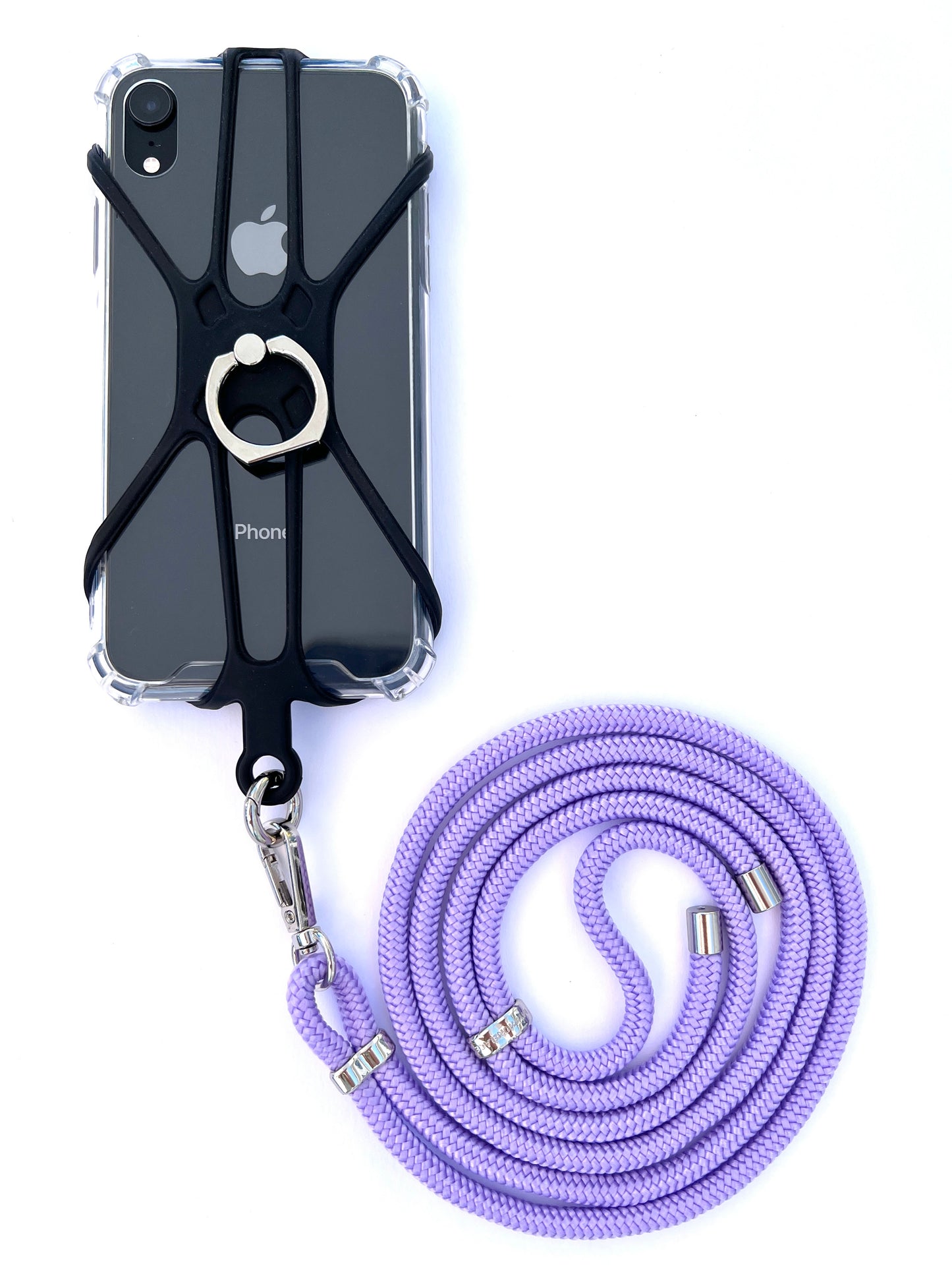 Silicon Holder Phone Strap - Purple