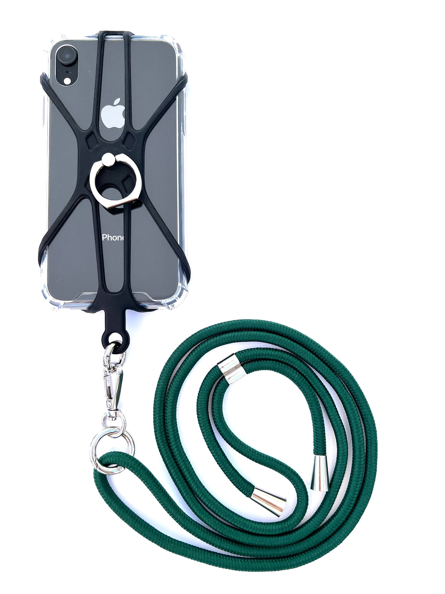 Silicon Holder Phone Strap - Emerald Green
