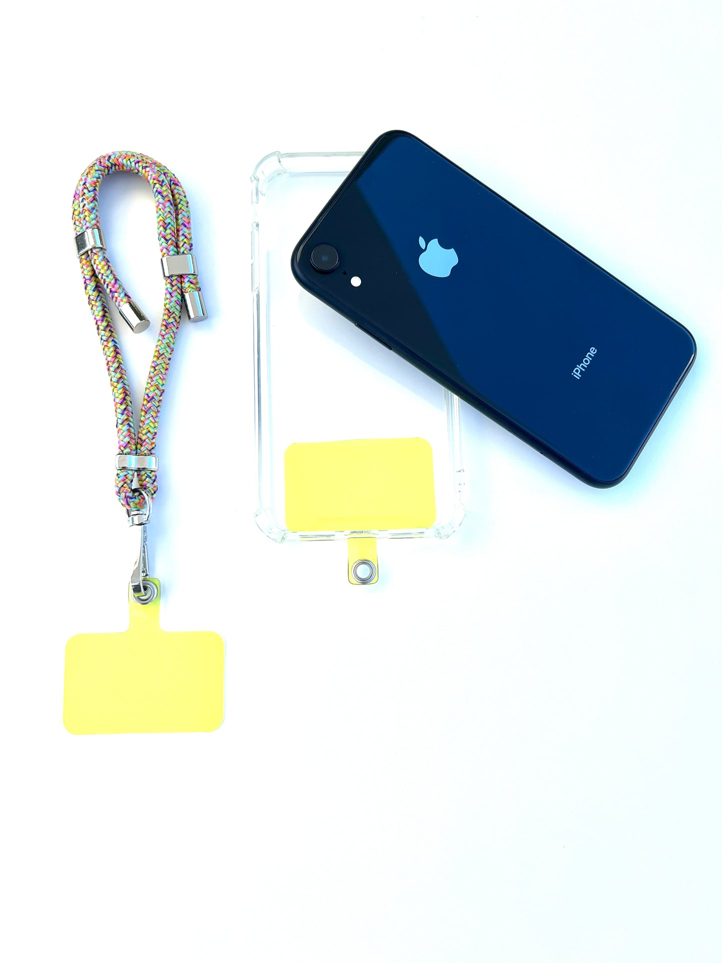 Wristlet Phone Strap I Confetti - Silver Adjusters