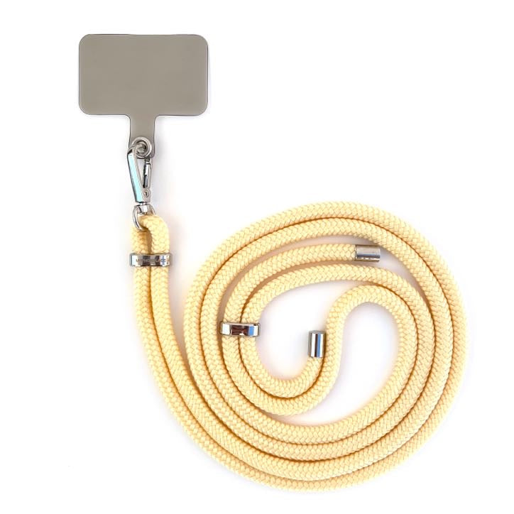 Pastel Yellow Phone Lanyard