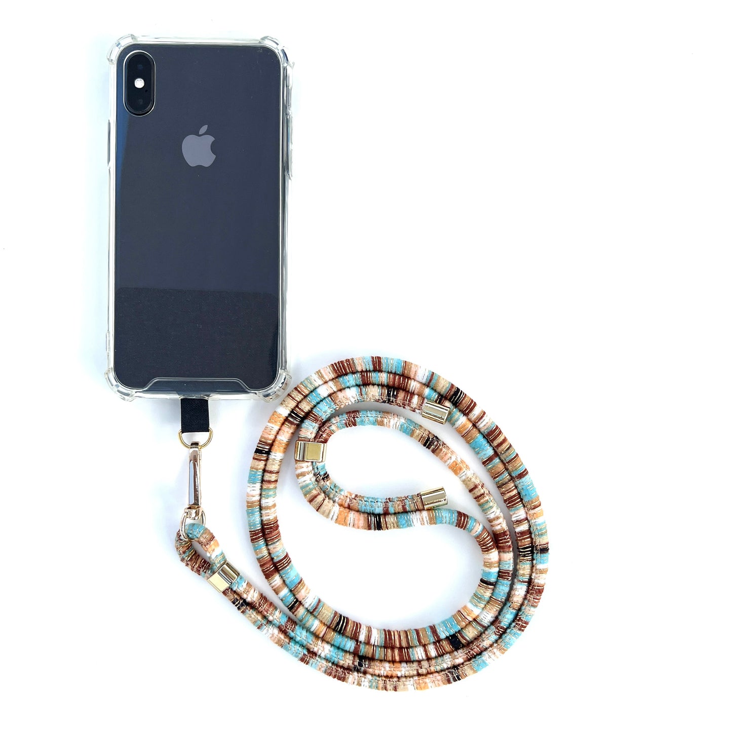 Cotton Phone Lanyard - Beach