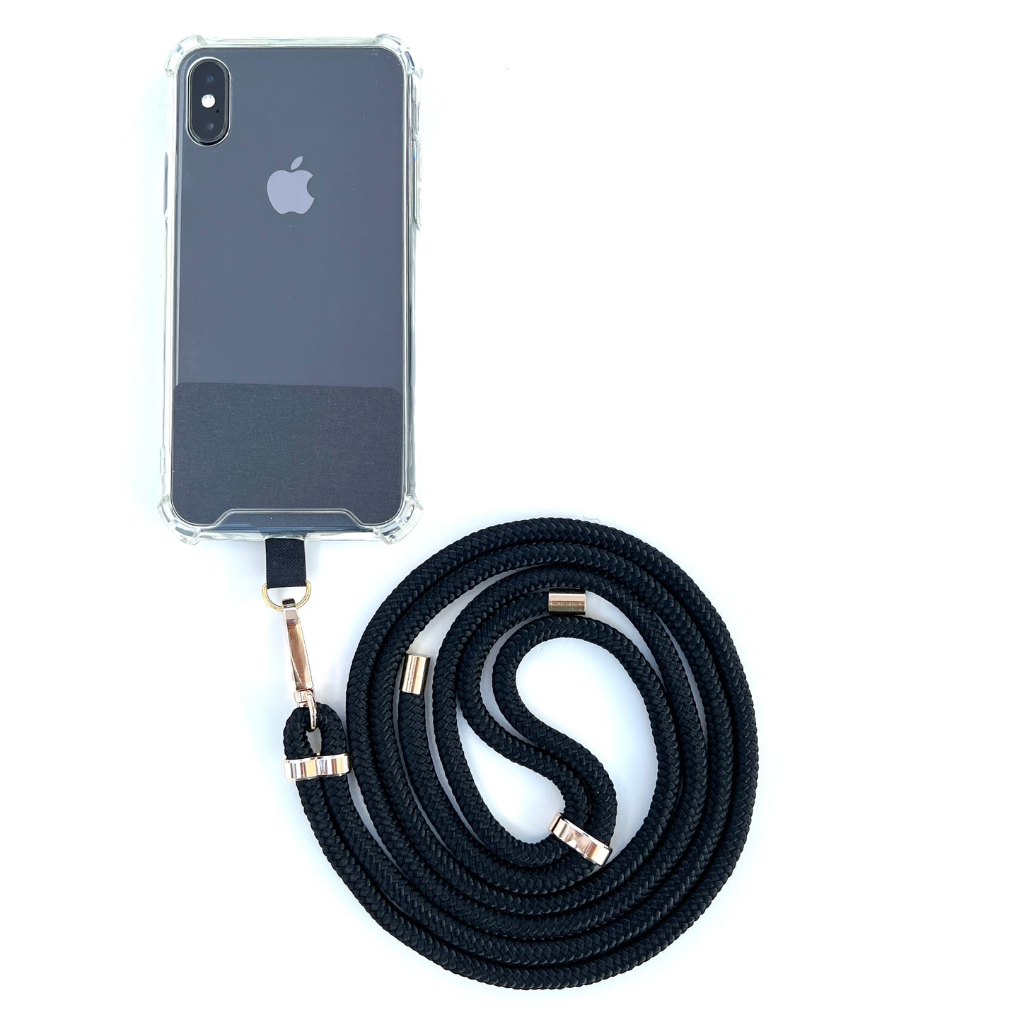 Black Phone Lanyard - Golden Adjuster