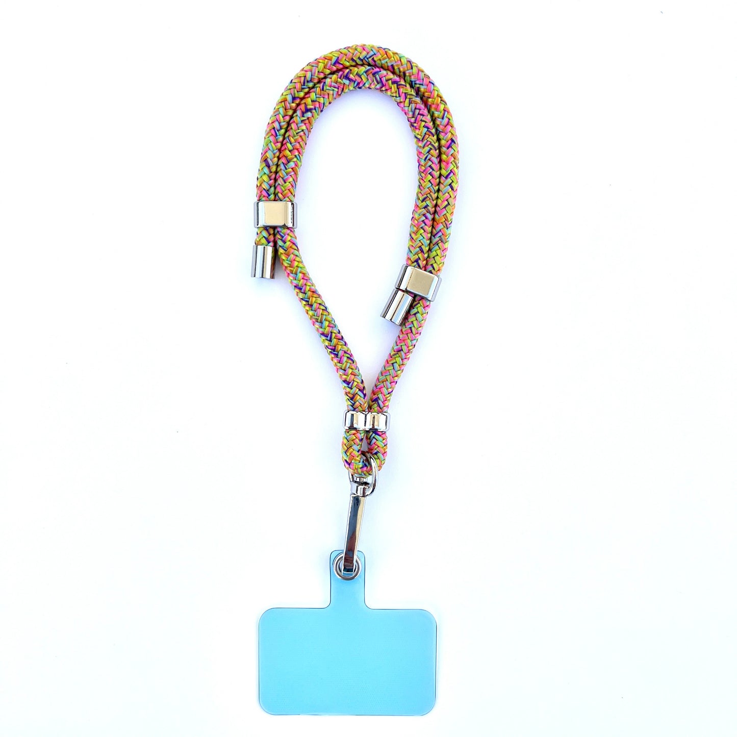 Wristlet Phone Strap I Confetti - Silver Adjusters