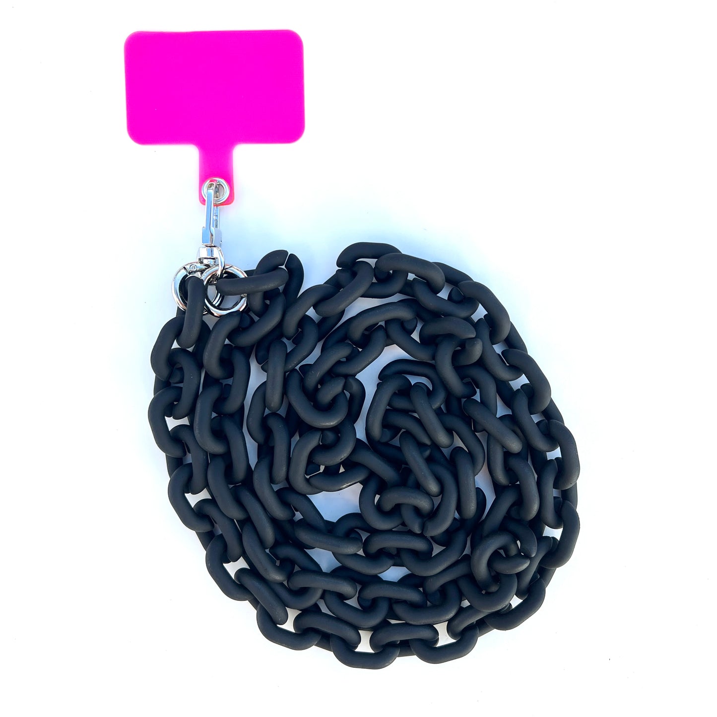 Black Link Chain Phone Necklace