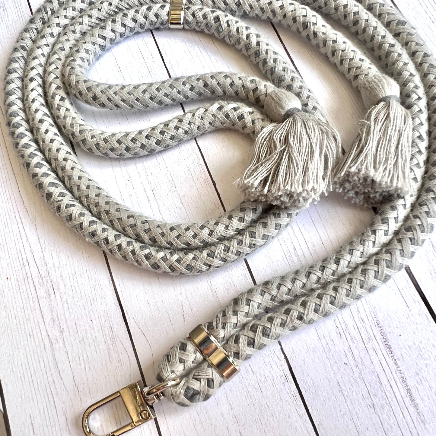 Boho Gray Phone Lanyard