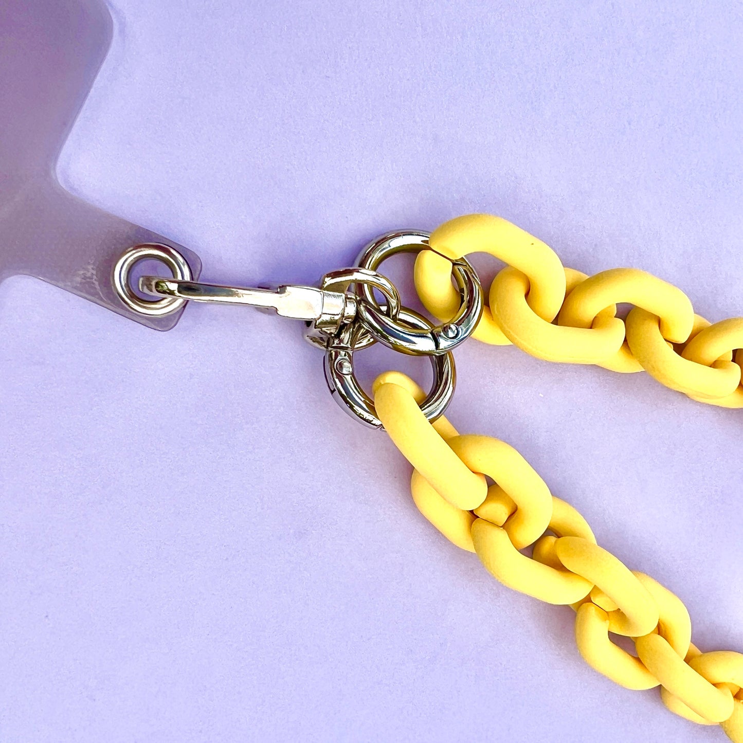 Wristlet Phone Strap I Yellow Link Chain