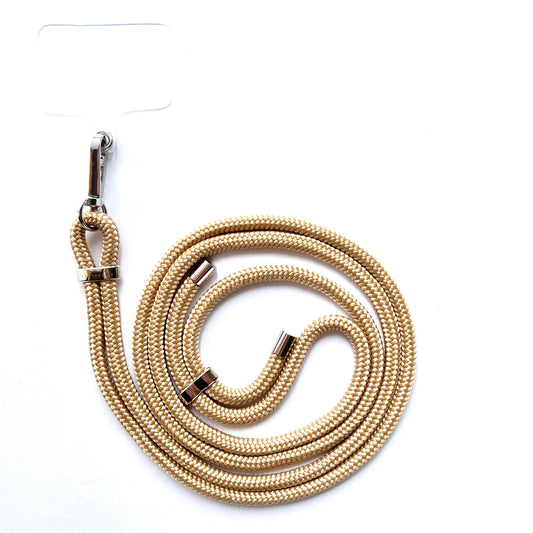 Dark Beige Phone Lanyard