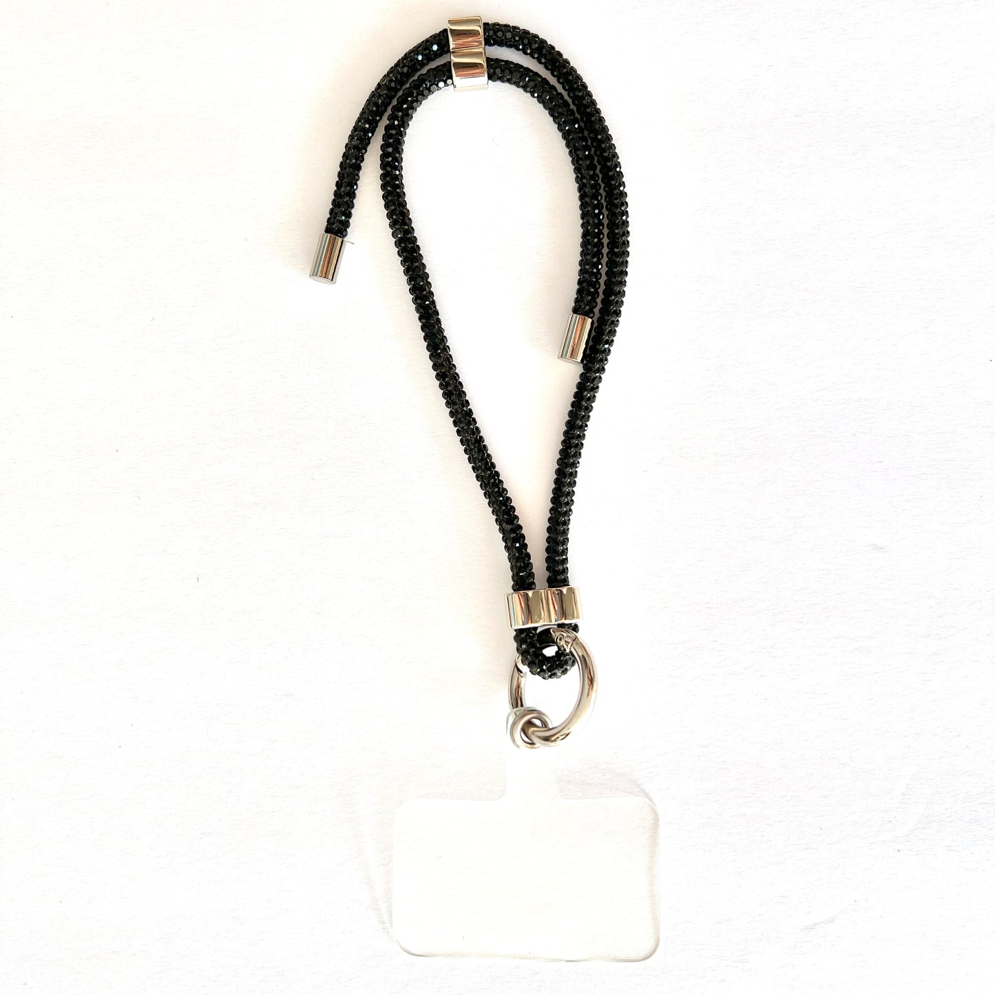 Wristlet Phone Strap I Black Sparkle