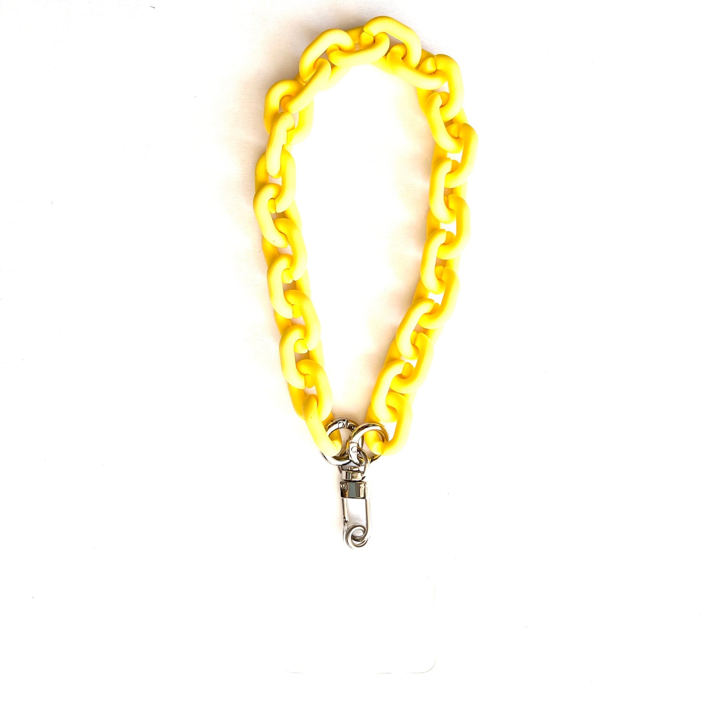 Wristlet Phone Strap I Yellow Link Chain