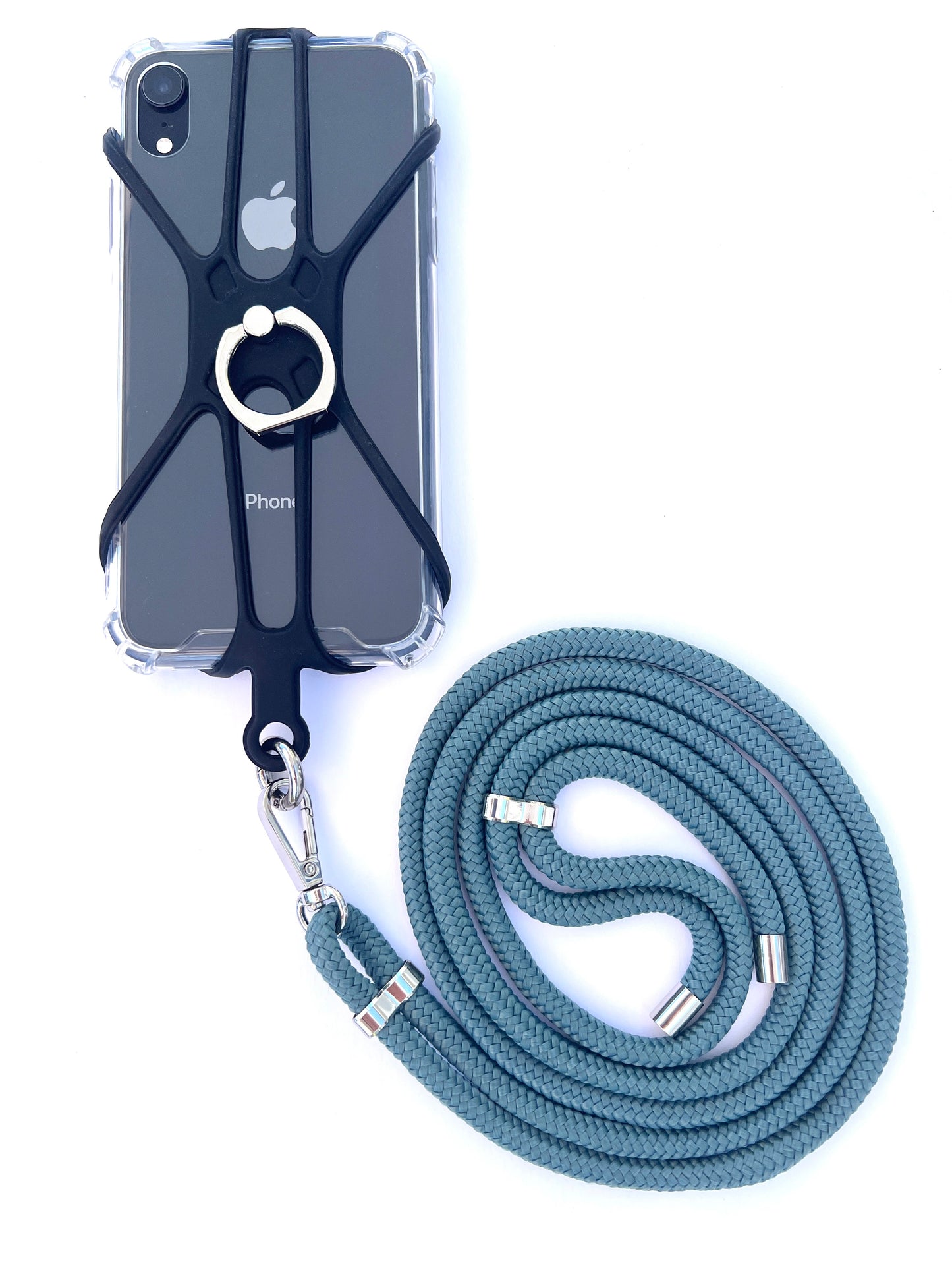 Silicon Holder Phone Strap - Mermaid Teal