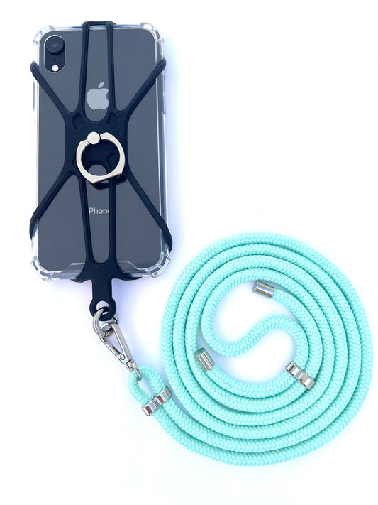 Silicon Holder Phone Strap - Pastel Mint