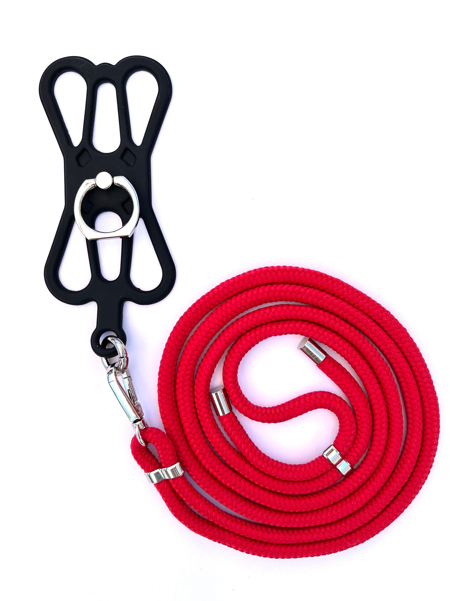 Silicon Holder Phone Strap - Red