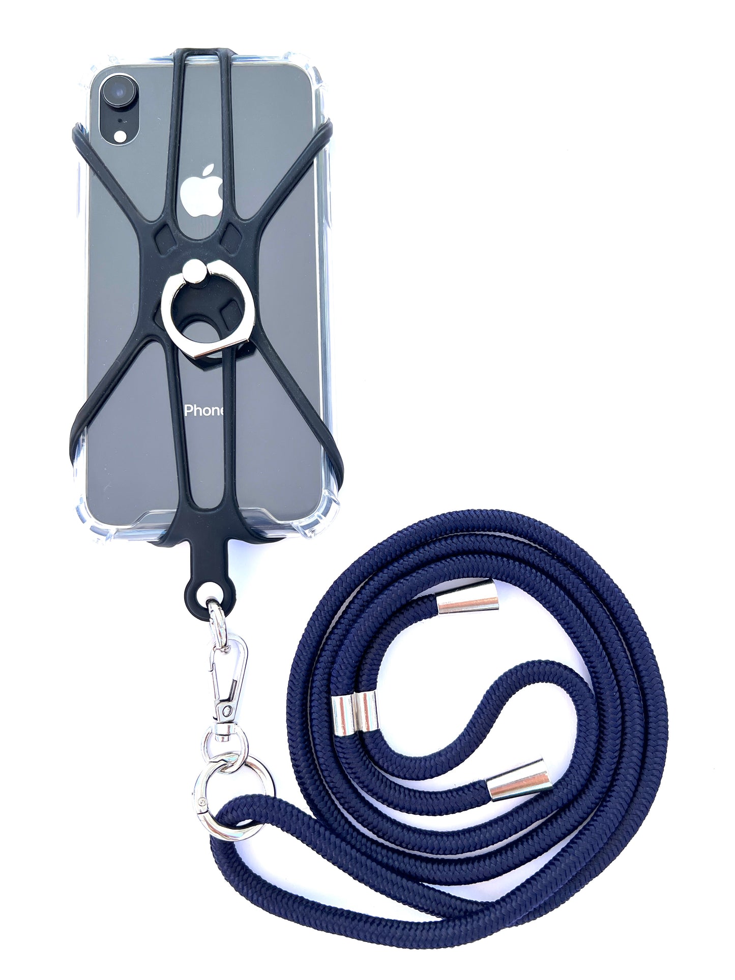 Silicon Holder Phone Strap - Night Blue