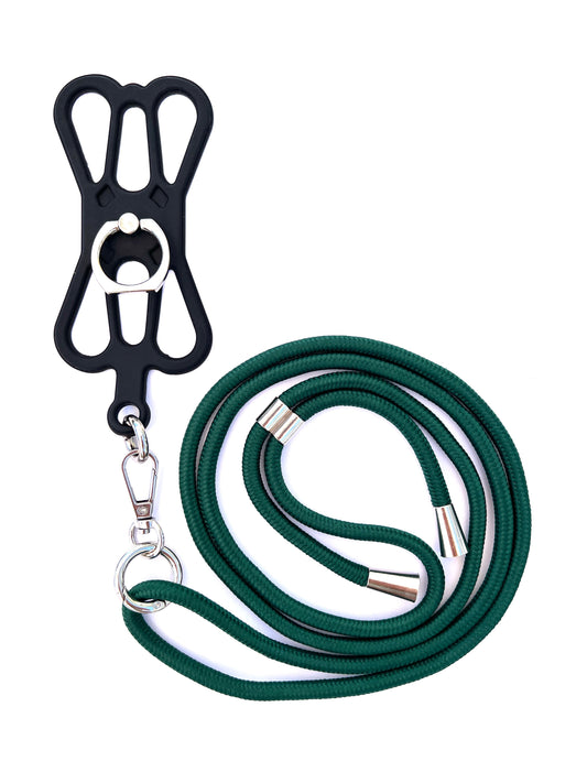 Silicon Holder Phone Strap - Emerald Green