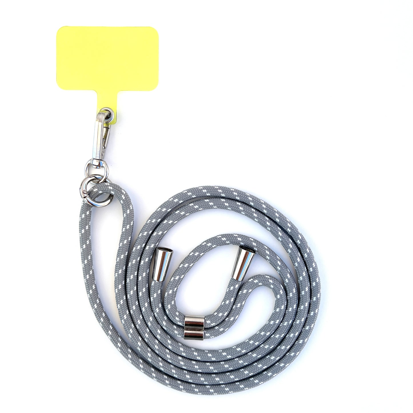 Gray/White Phone Lanyard