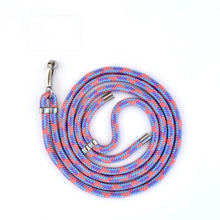 Apricot/Purple/Blue Phone Lanyard