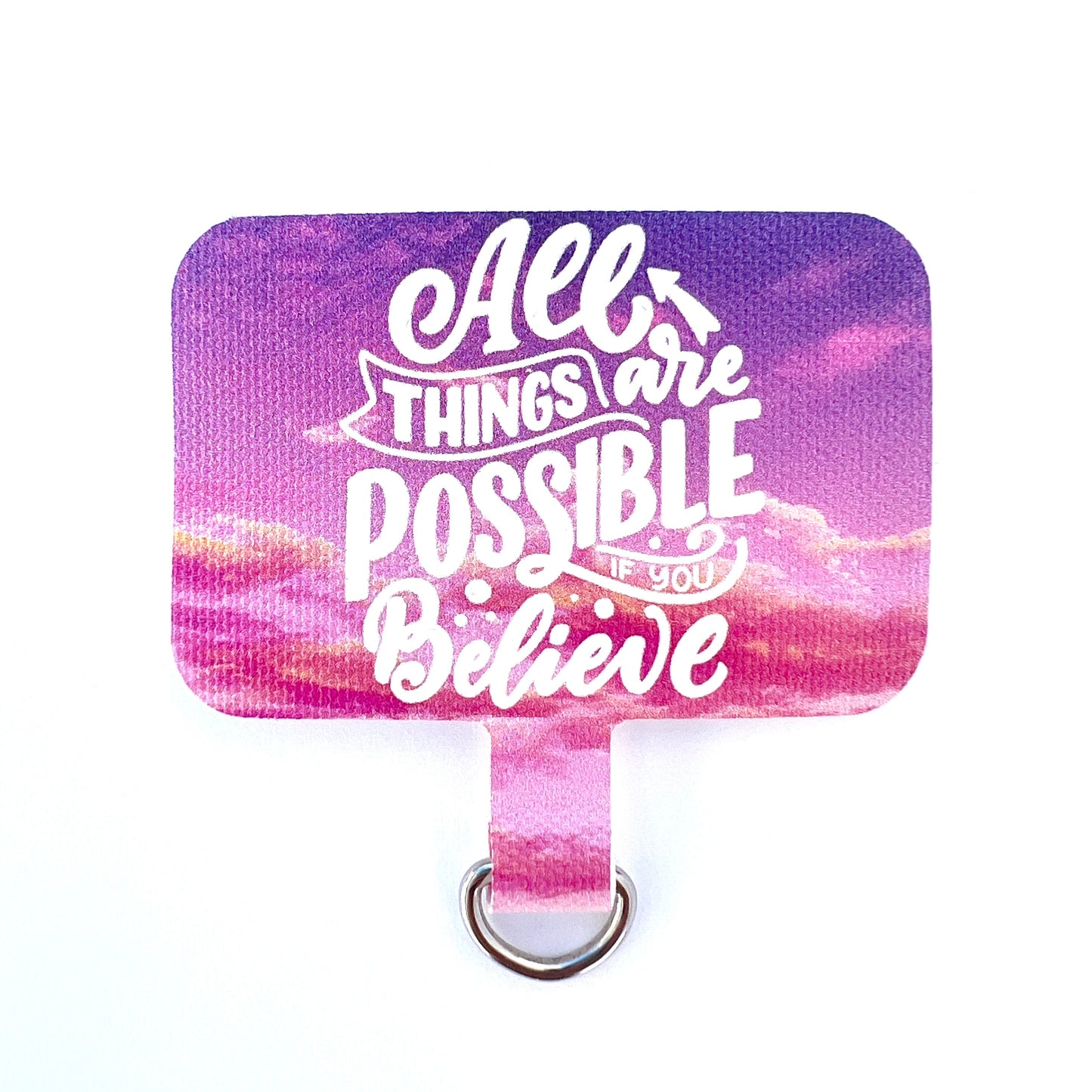 All things are possible Phone Connector Patch