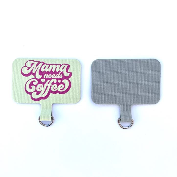 Mama needs Coffee Phone Connector Patch