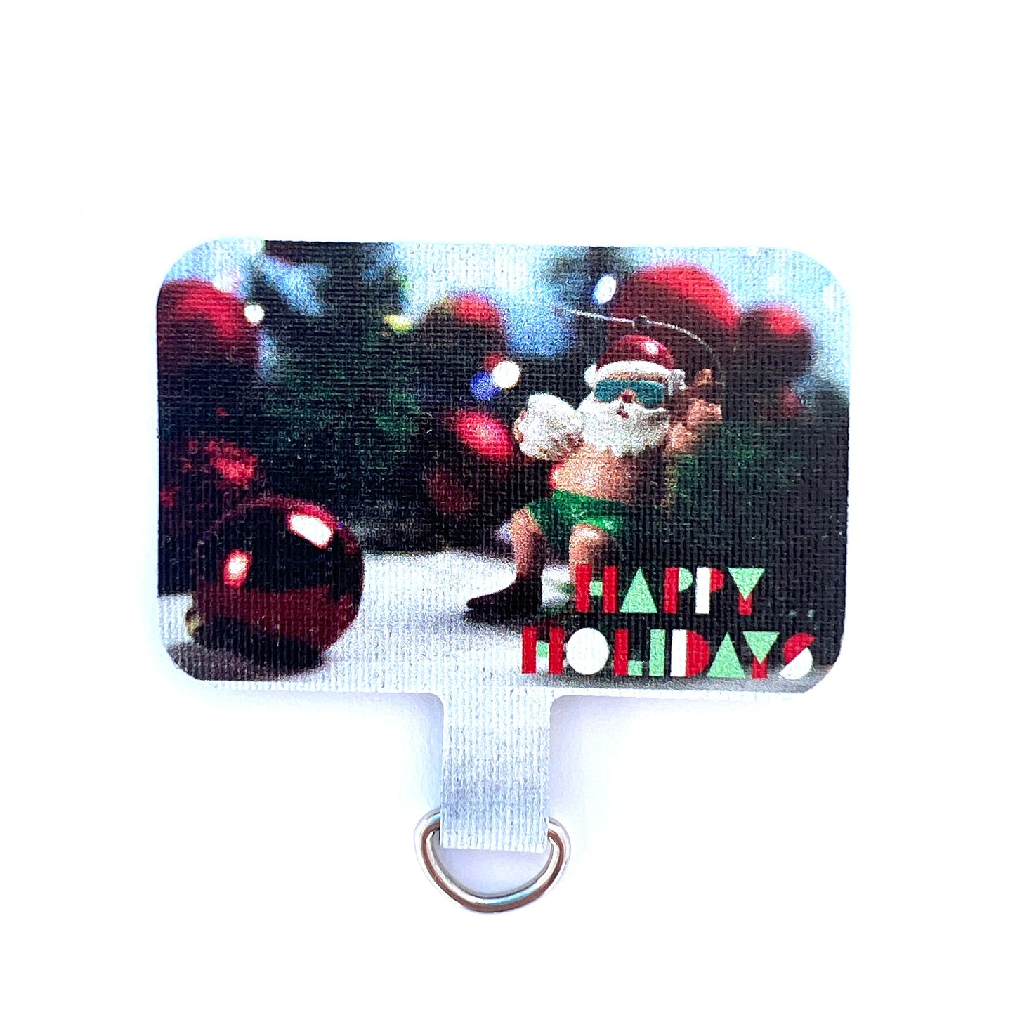Happy Holiday Phone Connector Patch