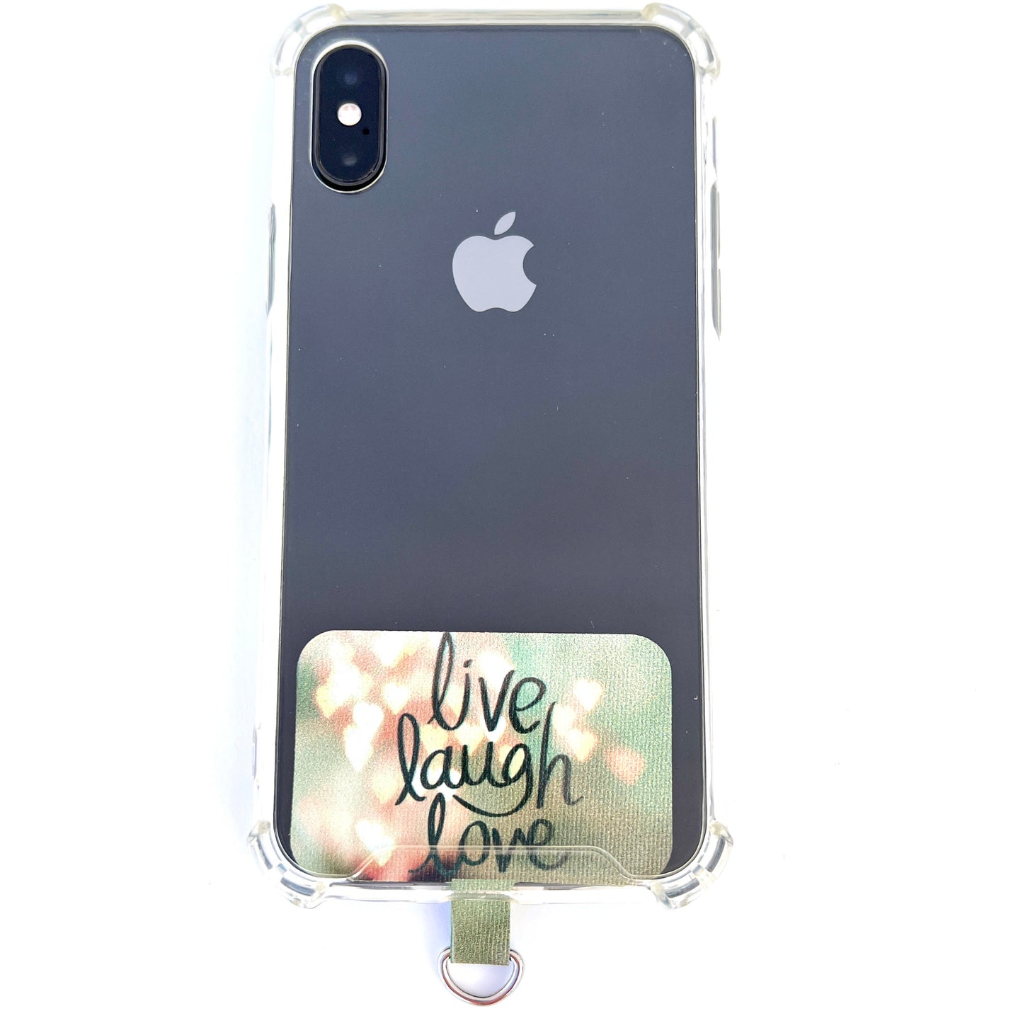 live laugh love Phone Connector Patch