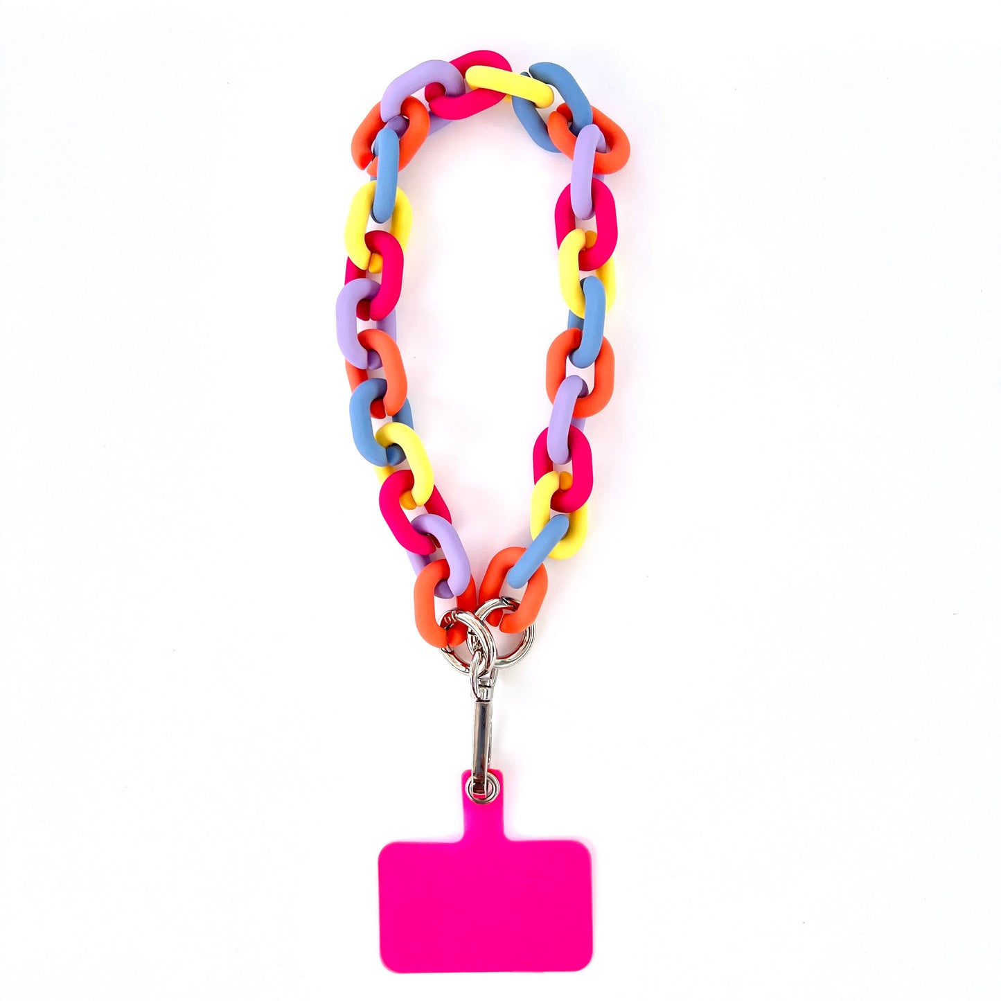 Wristlet Phone Strap I Colorful Link Chain