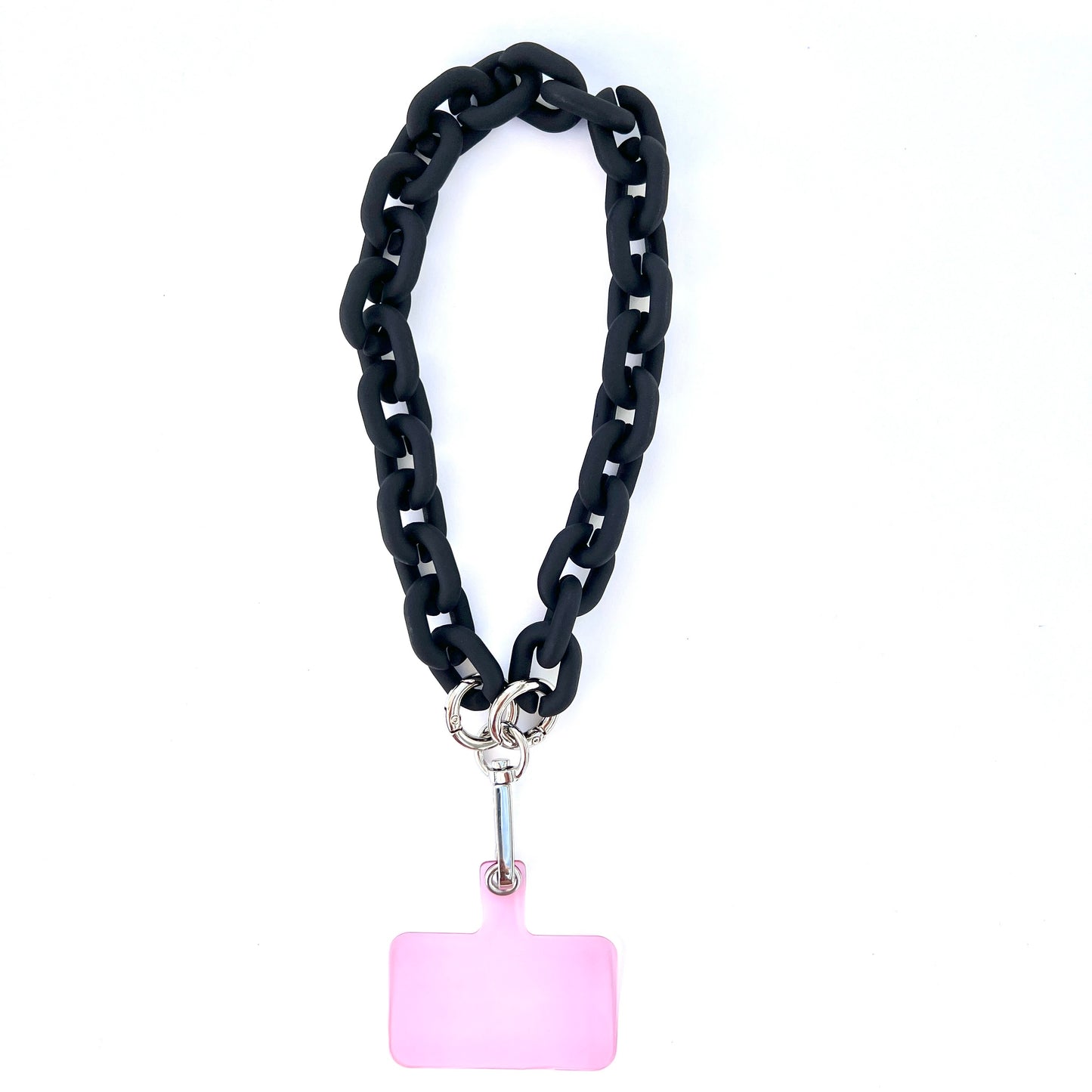 Wristlet Phone Strap I Black Link Chain