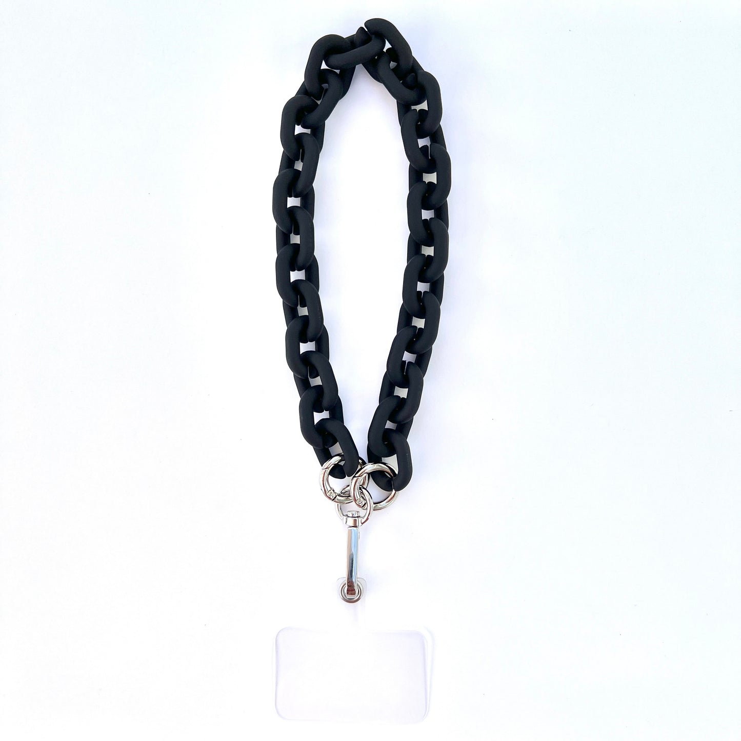 Wristlet Phone Strap I Black Link Chain