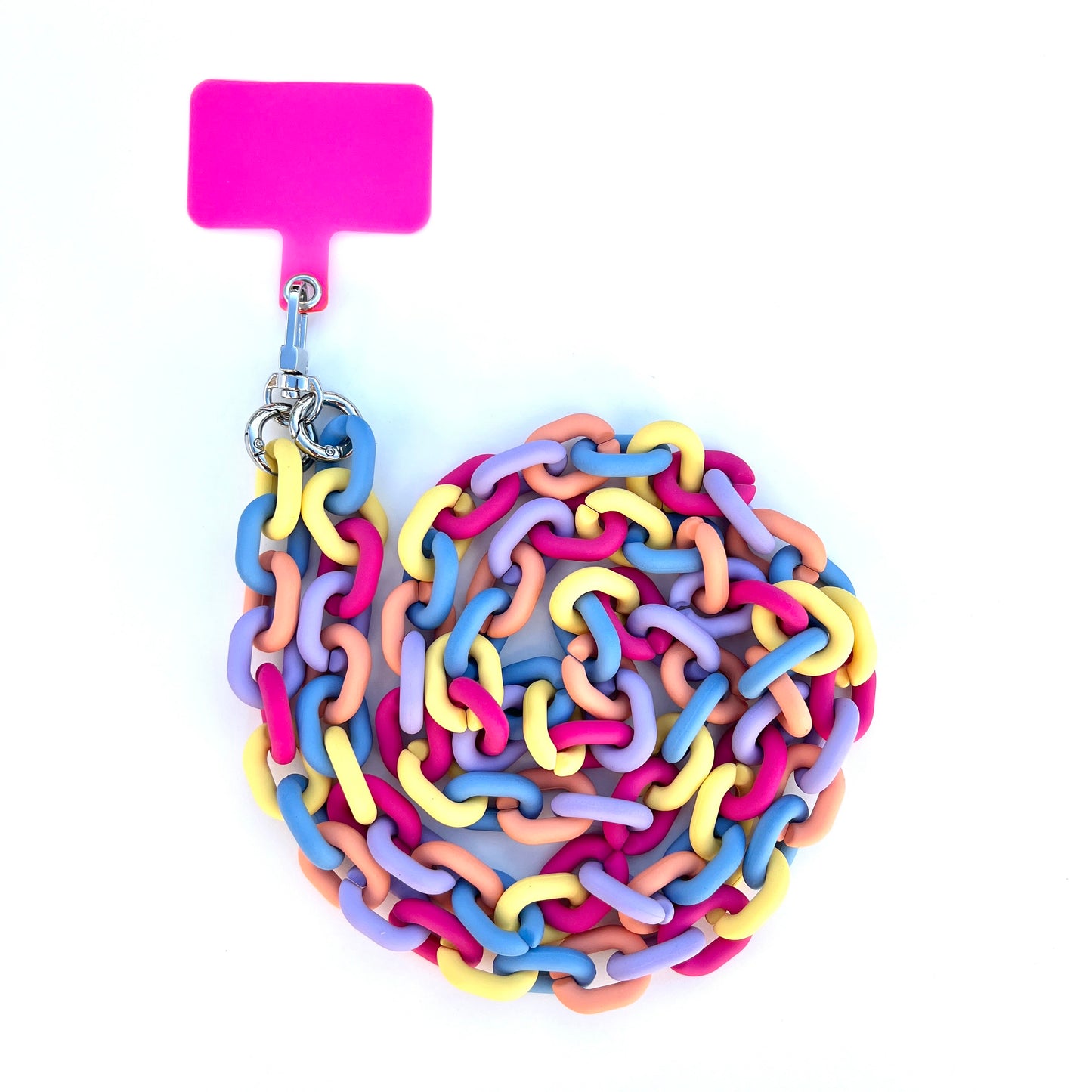 Colorful Link Chain Phone Necklace